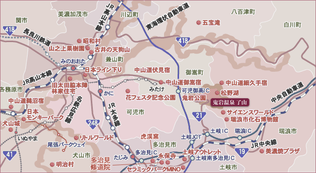観光案内マップ